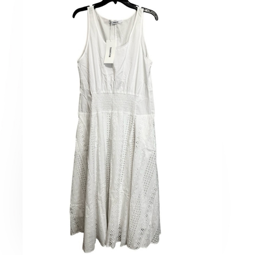 *NWT* THAKOON Eyelet Combo Trapeze Dress